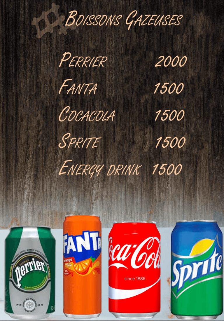 Boissons gazeuse